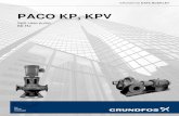 PACO KP, KPV - and benefits PACO KP, KPV 1 3 1. Features and benefits The Paco KP horizontal split case pump and KPV vertical split case pump are single stage, centrifugal · 2013-5-24