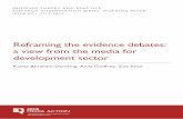 Reframing the evidence debates: a view from the media for ...downloads.bbc.co.uk/.../working_paper_reframing_the_evidence_deb… · reframing the evidence debates: a view from the
