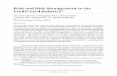 Risk and Risk Management in the Credit Card Industry*alo.mit.edu/wp-content/uploads/2015/07/ML_FAJ_FINAL_003.pdf · Risk and Risk Management in the Credit Card Industry* Florentin
