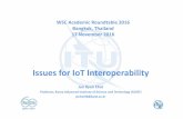 Issues for IoTInteroperability · PDF fileIssues for IoTInteroperability ... –Management principles (from authority) •Registration, subscription ... DNP3 Protocol, UPnP Cloud
