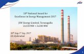 18 National Award for Excellence in Energy …greenbusinesscentre.com/energyaward2017presentations/Power/PPT...18th National Award for Excellence in Energy Management-2017 JSW Energy