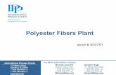 Polyester Fibers Plant - Complete Plants, Process … Fibers Plant International Process Plants 17A Marlen Drive Hamilton, NJ 08691 +1 609 586 8004 tele +1 609 586 0002 fax www. stock