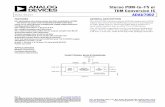 Stereo PDM-to-I TDM Conversion IC Data Sheet · PDF file · 2016-11-08TDM Conversion IC Data Sheet ADAU7002 ... bit stream to pulse code modulation ( PCM) audio data ... Evaluating