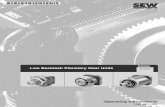 Edition Low Backlash Planetary Gear Units 10/2002 - …1 4 Operating Instructions – Low Backlash Planetary Gear Units Important Notes 1 Important Notes Safety and warning instructions