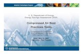 Compressed Air Best Practices Tools Overviewenergy.gov/sites/prod/files/2014/04/f15/compressed_air_webcast...Compressed Air Best Practices Tools ... ¾Compressor Distributors Association