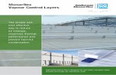 Monarflex Vapour Control Layers - Icopal · PDF fileall aspects of waterproofing and membrane specification and installation. ... Monarflex vapour control layers should be fully supported