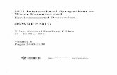 2011 International Symposium ; Vol. 4 - gbv.de · PDF file2011 International Symposiumon WaterResourceand EnvironmentalProtection (ISWREP2011) Xi'an, ShaanxiProvince, China 20-22