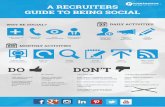A Recruiters Guide to Being Social