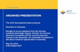 ACS PowerPoint Template - American Chemical Society · PDF fileAmerican Chemical Society 2 ACS International Center ... American Chemical Society 7 ... (Diplom), Political Science