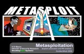 Metasploitation - CanSecWest · PDF file3 Introductions - Who? BreakingPoint Systems Director of Security Research We build hardware to break things The Metasploit Project Founder,