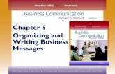 Organizing and Writing Business Messages -  · PDF fileOrganizing and Writing Business Messages
