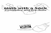 Math with a Sock - The Math Learning Center · PDF fileBridges Breakouts Math With a Sock Probability and Fractions These excerpts from Bridges in Mathematics, Grade 2 are designed