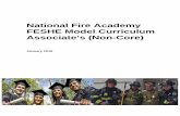 National Fire Academy FESHE Model Curriculum Associate · PDF fileFESHE Model Curriculum . Associate’s (Non-Core) ... Technical Reports: ... National Fire Academy FESHE Model Curriculum