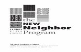 New Neighbor Program - · PDF fileWelcome to the New Neighbor Program! You are beginning an adventure! You won’t need airline tickets, a passport, or luggage. In fact, you won’t