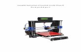 Assemble Y axis (the bottom part of the chassis) I3 pro B 3D Printer... · 1 ShenzhenGETECHCO.,LTD GEEETECH SafetyInstructions Buildingtheprinterwillrequireacertainamountofphysicaldexterity,commonsense