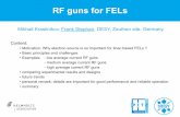 RF guns for FELs - DESY - PITZ - Photo Injector Test Facility …pitz.desy.de/sites2009/site_pitz/content/e145700/e16420… ·  · 2014-12-12RF guns for FELs Mikhail Kraslinikov,