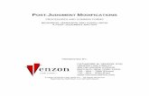 POST-JUDGMENT MODIFICATIONS - Venzon Law Firm PC · PDF fileagreement/petition/reply/financial affidavit to us at the office located at xxx avenue, buffalo, new york 14202.)> ... post-judgment