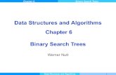 Data Structures and Algorithms Chapter 6 Binary Search …nutt/Teaching/DSA1415/DSASlides/chapter06.pdf · Master Informatique Data Structures and Algorithms !!!!!3 Chapter6 BinarySearchTrees