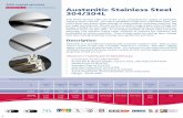 Austenitic Stainless Steel 304/304L - Kloeckner Metals UK · PDF fileAustenitic Stainless Steel 304/304L ASD Metal Services offer one of the most comprehensive ranges of 304/304L stainless
