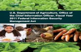 United States Department of Agriculture - USDA · PDF file... U.S. Department of Agriculture, ... for the Federal Information Security Management Act ... and Practices for Securing