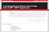 Loading Excel Data Securely into SAP ERP · PDF fileQUADRATE — WHiTE PAPER LOADiNG ExCEL DATA SECURELY iNTO SAP ERP SYSTEMS 6 ERP²® Security and Administration SAP® security is