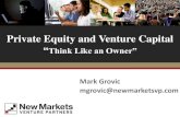Private Equity and Venture Capital - University Of Maryland · PDF filePrivate Equity and Venture Capital ... Develop financial modeling and strategic skills ... Sealed Envelope with