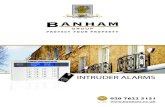 INTRUDER ALARMS - Banham · PDF fileINTRUDER ALARMS 020 7622 5151 or visit  . INTRUDER ALARM CONTROL EQUIPMENT ... a wireless portable panic