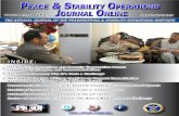 Peace & Stability Operations Journal Online - PKSOIpksoi.armywarcollege.edu/default/assets/File/Vol3_Issue2_web... · tions required for conducting stability operations in support