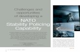 Challenges and opportunities of developing a NATO ... · PDF fileChallenges and opportunities of developing a NATO Stability Policing ... of Peace Support Operations,