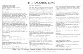 The Amazing Bone -  · PDF filechildren will meet a little girl named Sal who goes blue-berry picking with her mother. Encourage children to ... • THE AMAZING BONE