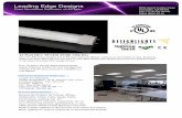 LED 24w DLC Tube 130k hrs Spec Sheet (new3) · PDF file · 2013-11-09Leading Edge Designs Direct Manufacture Distributors of LED lights Performance Summary for Single Lamp: Recommended