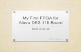 My First FPGA for Altera DE2-115 Boardmedia.ee.ntu.edu.tw/personal/pcwu/dclab/dclab_03.pdf · Digital Circuit Lab TA: ... •Compile and Verify Your Design •Configuring the Cyclone