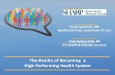The Reality of Becoming a High Performing Health … Reality of Becoming a High Performing Health System ... Annual wellness exam and targeted outreach ... Use of Information Technology