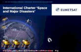 International Charter ‘Space and Major Disasters’ · PDF file1 Go to ‚View‘ menu and click on ‚Slide Master‘ to update ... International Charter ‘Space and Major Disasters