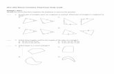 Honors Geometry Final Exam Study Guide - Central · PDF file2011-2012 Honors Geometry Final Exam Study Guide Multiple Choice ... Which figure is a convex polygon? A. C. B. D. Short