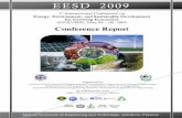 Conference Report without photo gallery - EESD 2016eesd.muet.edu.pk/sites/default/files/report_eesd_2009.pdf · and government organizations of Pakistan i.e. MUET Jamshoro, QUEST