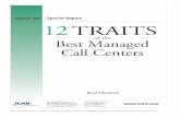 Updated 2009 Special Report 12 TRAITS - · PDF fileUpdated 2009 Special Report ... identifies the organization’s communication channels (telephone, Web, ... pattern and, therefore,