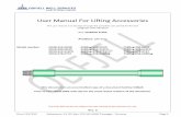 User Manual For Lifting Accessories - Home | Odfjell … 1247999 Hammaren 19, PO. Box 152, NO-4098 Tananger - Norway Page 1 User Manual For Lifting Accessories This user manual is