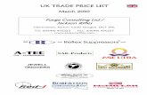 UK TRADE PRICE LIST - Jackson · PDF fileUK TRADE PRICE LIST March 2010 Forge Consulting Ltd / Jackson Rifles ... Shoot to win . Forge Consulting Ltd / Jackson Rifles UK TRADE PRICE