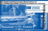 Food and Beverage Marketing on California High School Campuses Survey… school... ·  · 2010-08-02Food and Beverage Marketing on California High School Campuses Survey: ... Because