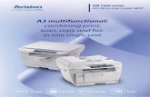 AM 7000 series A3 All-in-one Laser MFP A vision of your … Print Scan Fax A vision of your office AM 7000 series A3 All-in-one Laser MFP A3 multifunctional: combining print, scan,