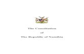 The Constitution of The Republic of Namibia - · PDF fileThe Constitution of the Republic of Namibia Table of Contents ... Article 4 Acquisition and Loss of ... The national territory