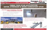 FTI Stud Brochure - Forge Tech Inc Stud Brochure-08-03-15...Base material = ASTM A36 steel per API 650, ... 5 studs from each set described above were subjected to torque testing per