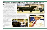 Atlantic National Roll of Victory Show - Angus · PDF fileSCC Top Shot EDA 351 is the May 2013 son of SAV Brilliance 8077 and first ... Exhibitor. The Calderazzo ... Atlantic National