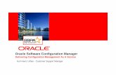 Oracle Software Configuration Manager · PDF fileSiebel . 6 Oracle Configuration ... an essential upgrade support capability Prepare to Upgrade Execute Upgrade Optimize ... Microsoft