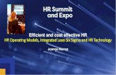 Joanna Harrop, HR Expert Speaker at HR Summit and Expo 2017 "Efficient and cost effective HR – HR operating models, integrated lean six sigma and HR technology".