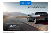 ALL-NEW - honda.vo.llnwd.nethonda.vo.llnwd.net/.../2017_ridgeline_quick_reference_guide.pdf · about the Honda Ridgeline. Pickup trucks like the Honda Ridgeline are different from