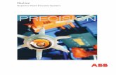 PRECISION - library.e.abb.com · PDF fileto our original paint application equipment and paint ... real-life tests are used to optimize ... takes up less space in the paint booth