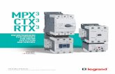 MPX 3 CTX3 RTX3 - · PDF filectx3 rtx3 a sense of family. index 2 a complete range of devices for the protection and control of motors 4 ... 240 v 230 v 220 v 415 v 400 v 460 v 440