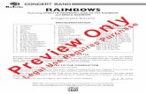 CONCERT BAND RAINBOWS - Alfred Music · PDF filehas taken three melodies with the word “rainbow” in the title and arranged them into a medley for concert band. ... 1939 (Renewed)